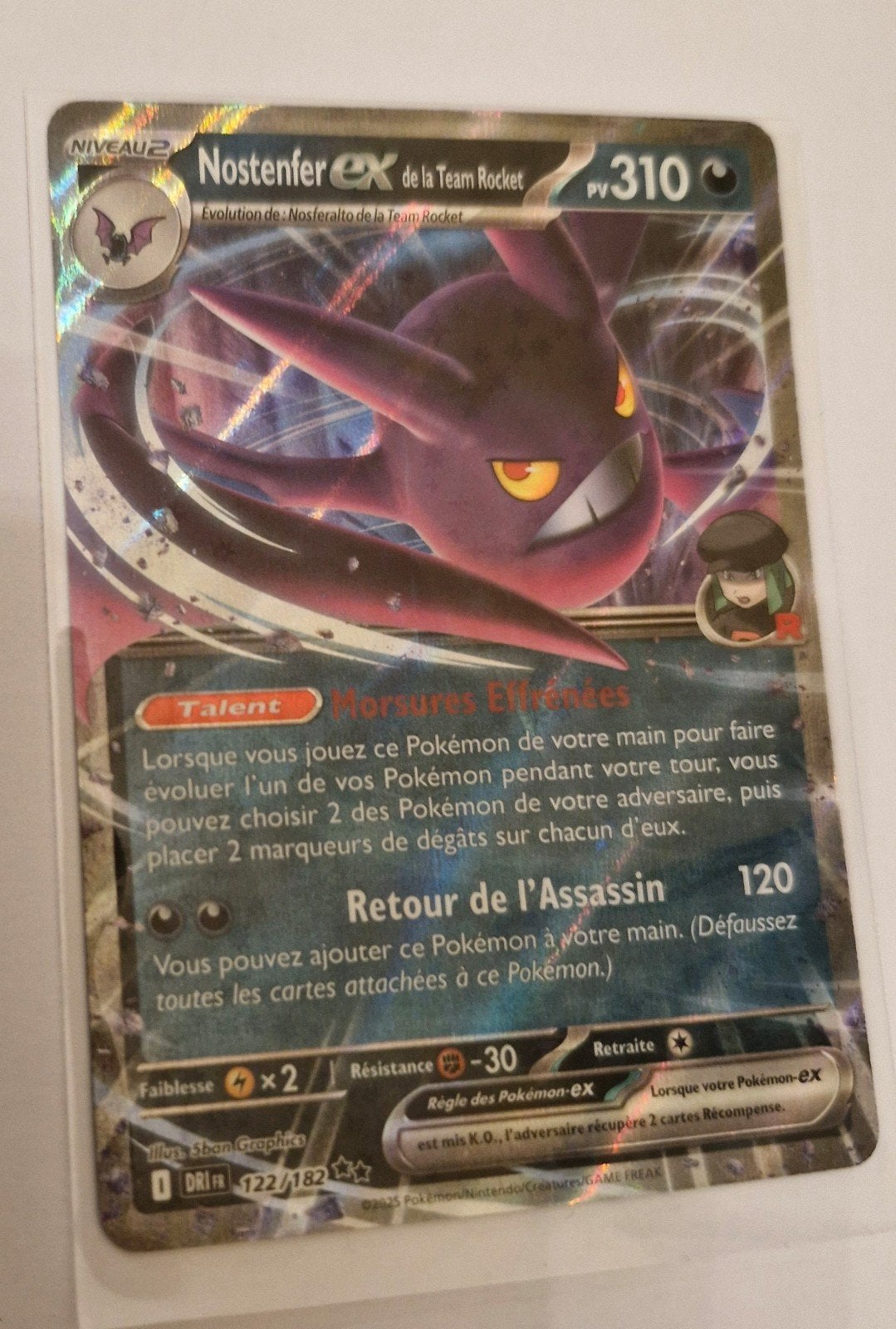 Carte Pokémon Nostenfer ex, Enlèvement ou Envoi