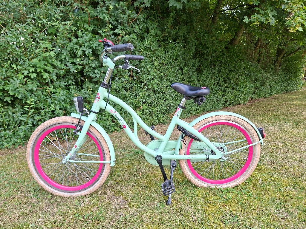 Kinderfiets Alpina (meisje) - 20", Fietsen en Brommers, Fietsen | Kinderfietsjes, Ophalen, 20 inch of meer, Gebruikt, Velgrem