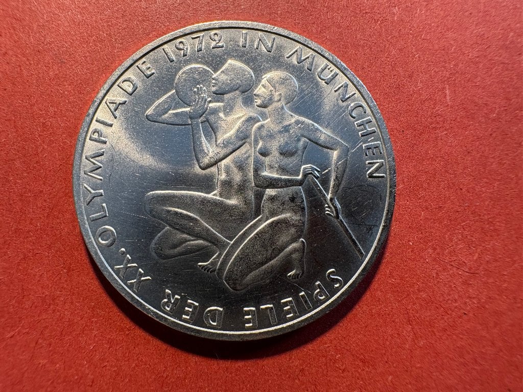 Allemagne - 10 Mark 1972 J - Sportler (#371#), Enlèvement ou Envoi, Allemagne, Monnaie en vrac, Argent