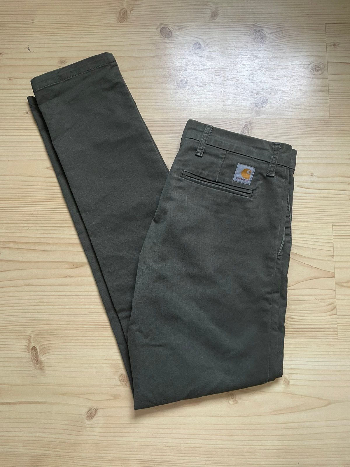 Pantalon Carhartt WIP Sid — Taille 31 x 34, vert olive, Vêtements | Hommes, Enlèvement ou Envoi, Comme neuf