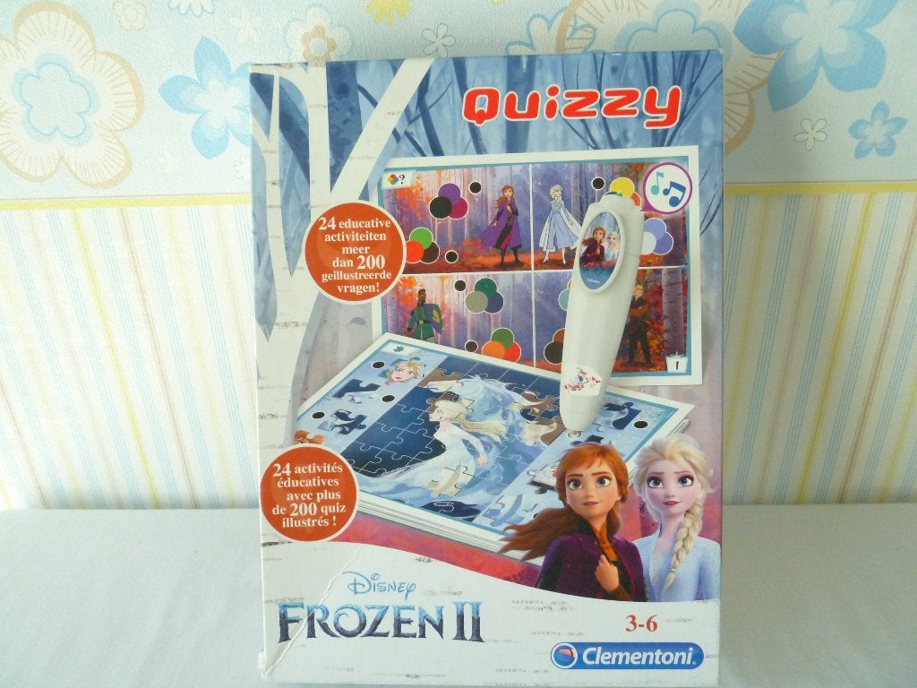 Clementoni Quizzy Disney Frozen II, Ophalen of Verzenden, Zo goed als nieuw, Ontdekken, Met licht