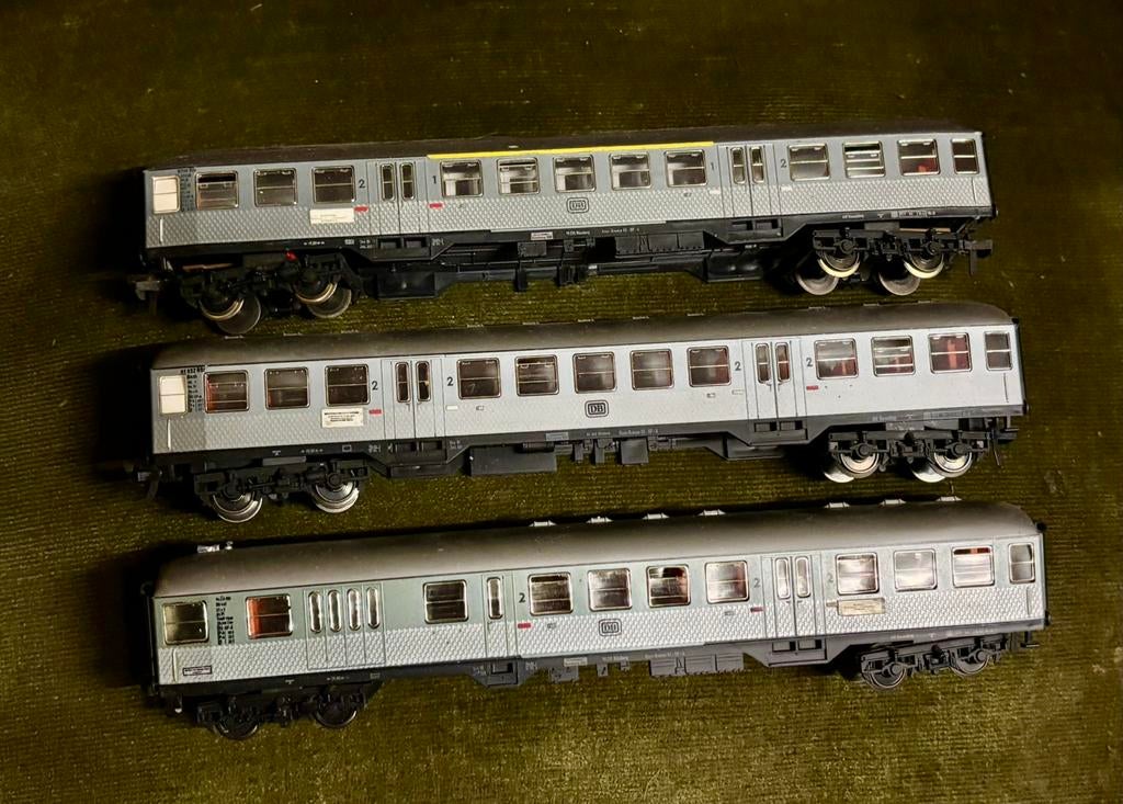 Wagons DB voyageurs Fleischmann HO, Enlèvement ou Envoi, Comme neuf, Fleischmann