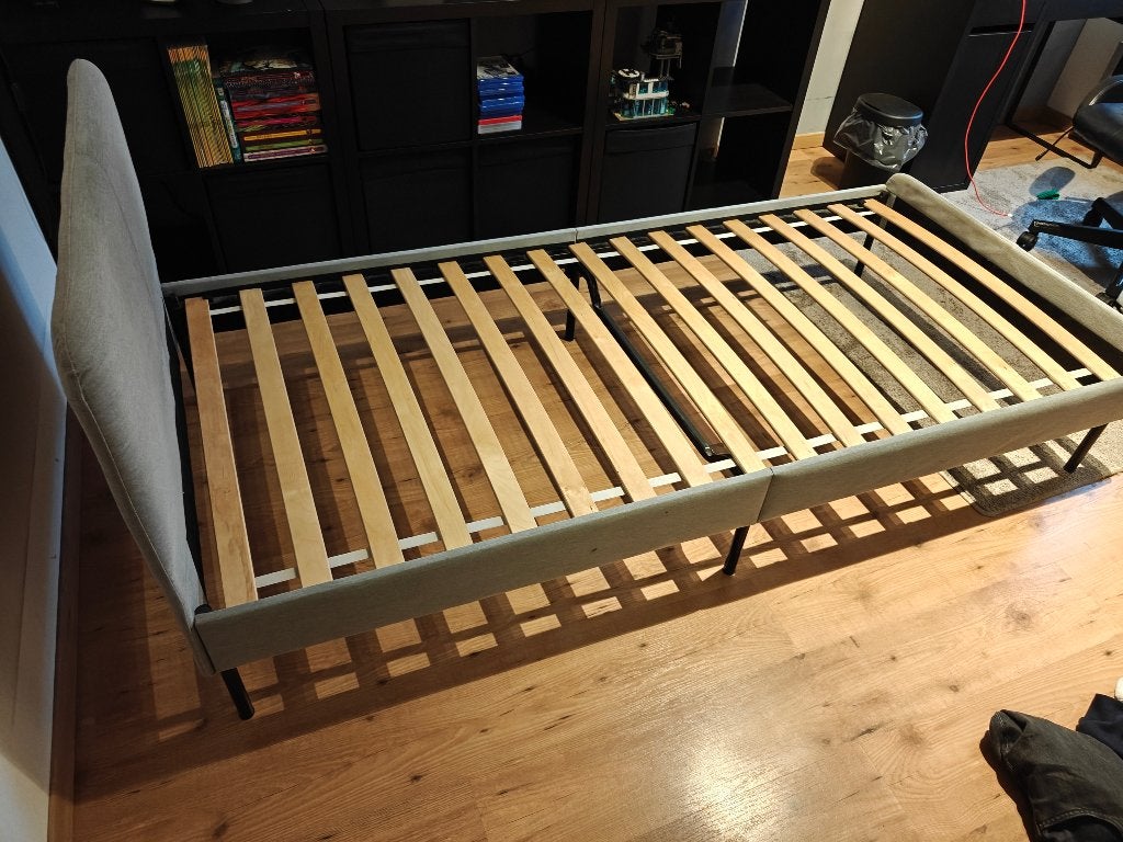 Bed, Ophalen, Gebruikt, 90 cm, Eenpersoons