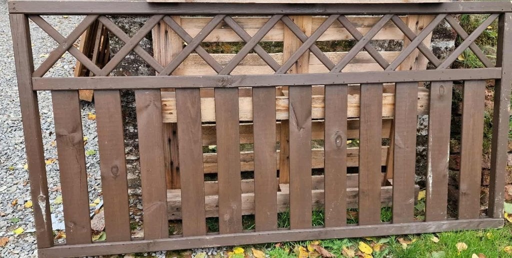 barrière en bois traiter, 150 à 200 cm, Comme neuf, Enlèvement, Bois