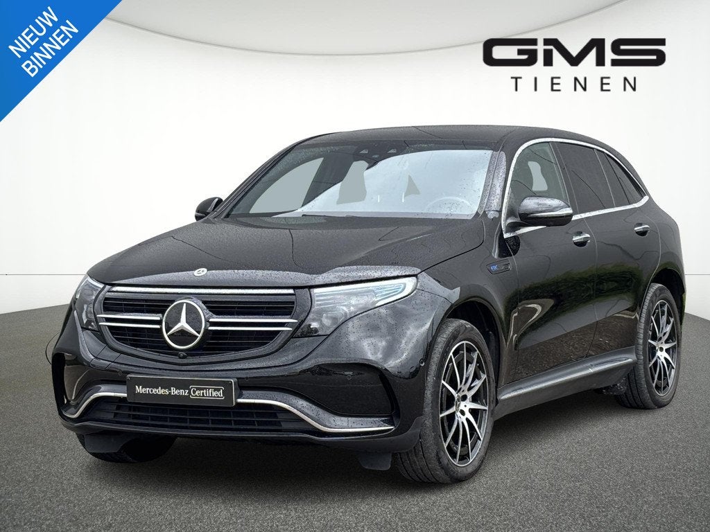 Mercedes-Benz EQC EQC 400 4MATIC AMG Line, Auto's, Automaat, Stof, 80 kWh, Zwart