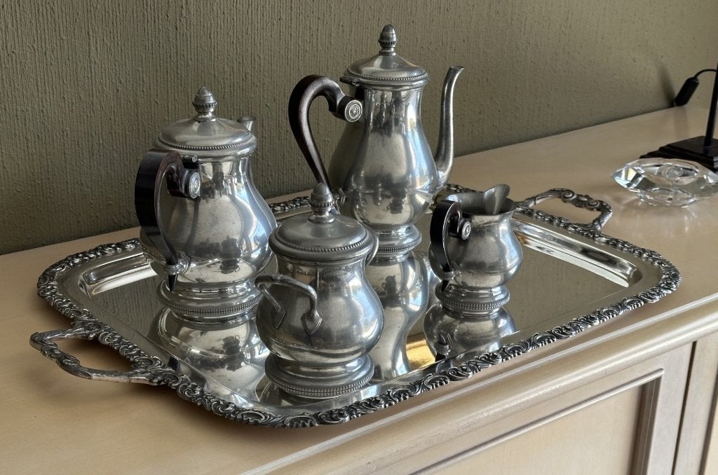 verzilverd servies, Antiek en Kunst, Ophalen