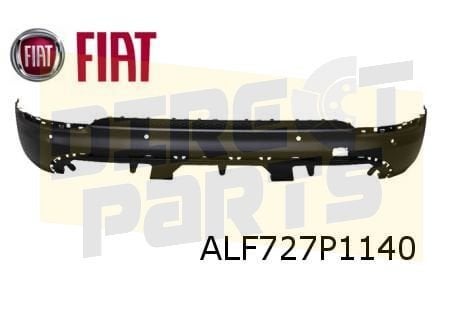 Fiat 500X (1/15-9/18) achterbumper onder (bij PDC) (zwart) (, Auto-onderdelen, -, Verzenden, -, Nieuw