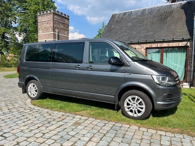 VW T6 Caravelle L2 Dubbele cabine, DSG, Auto's, Volkswagen, 4 cilinders, 2500 kg, Leder, Particulier
