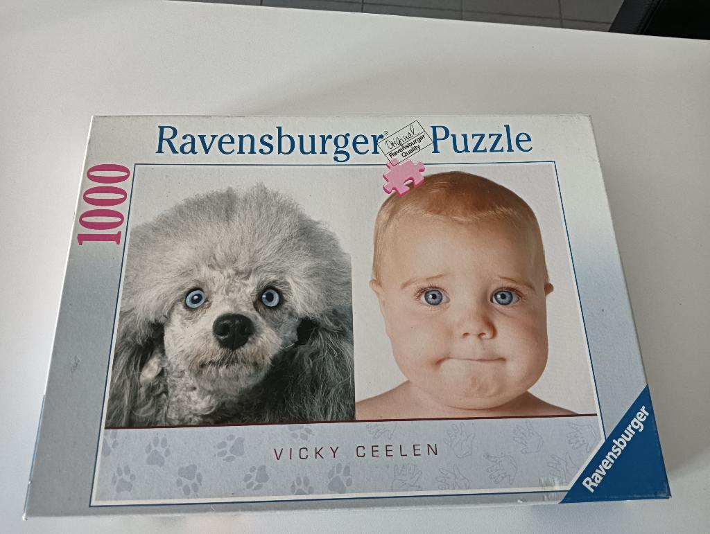 2 puzzels Ravensburger 1000 stuks, Ophalen, 500 t/m 1500 stukjes, Gebruikt, Legpuzzel