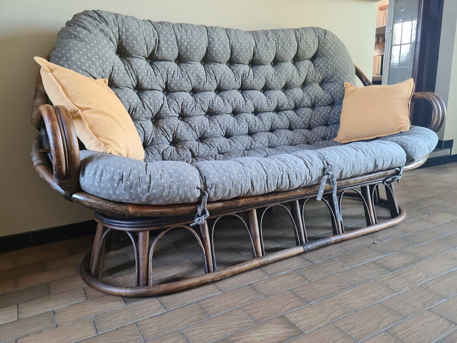 rotan zetels + tafeltje, Huis en Inrichting, Zetels | Zetels en Chaises Longues, Ophalen