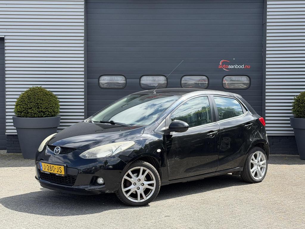 Mazda 2 1.3hp S-VT Touring | Parkeersensoren | Lichtmetalen, Auto's, Mazda, Voorwielaandrijving, Stof, 4 cilinders, Zwart