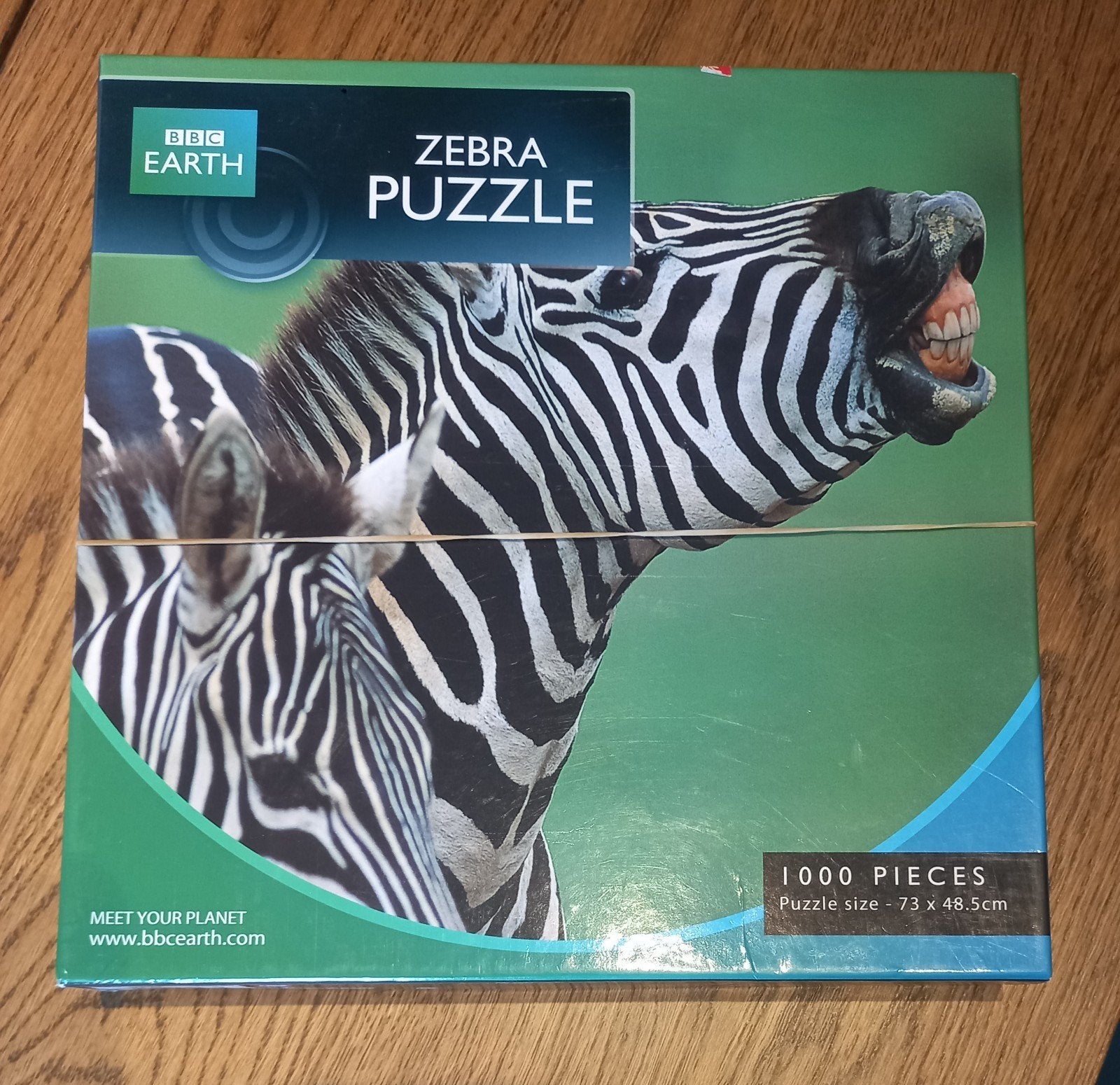 Zebra puzzel - 1.000 stukjes, Ophalen of Verzenden, 500 t/m 1500 stukjes, Zo goed als nieuw, Legpuzzel