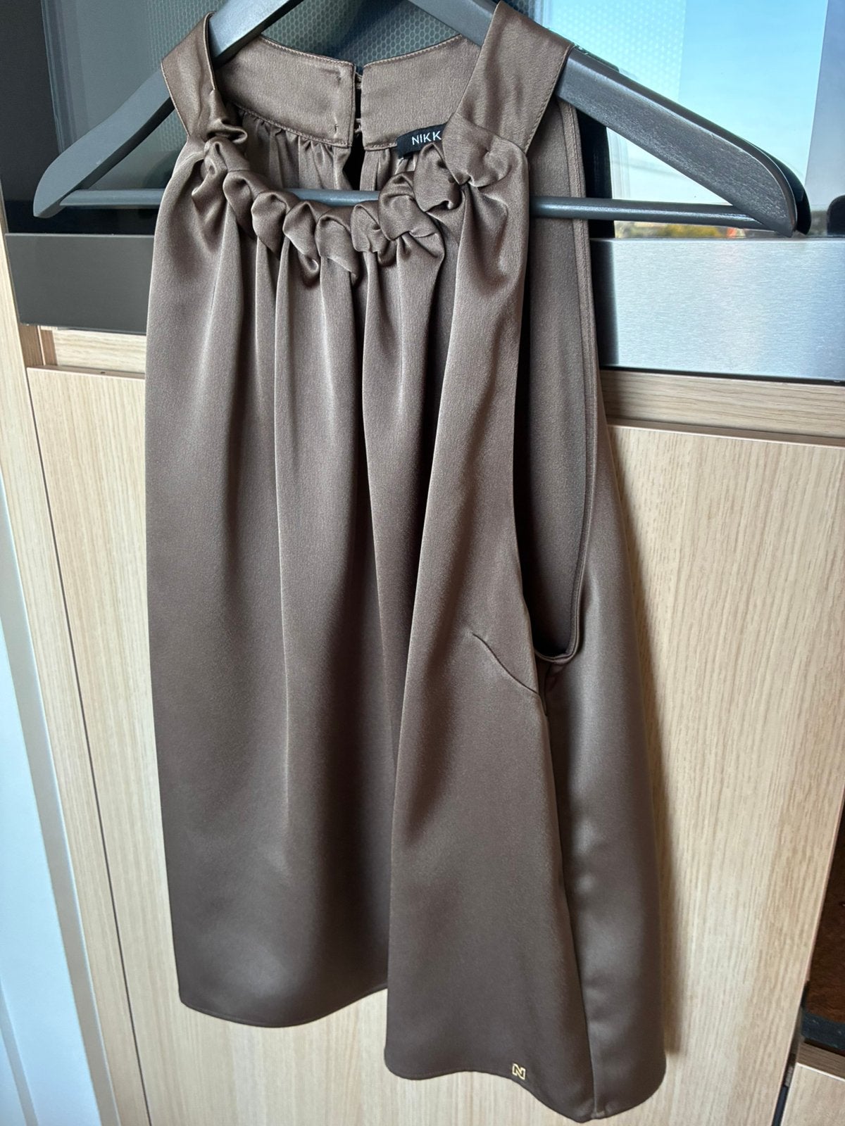 Dames top, Kleding | Dames, Ophalen, Zo goed als nieuw, Maat 42/44 (L), Bruin