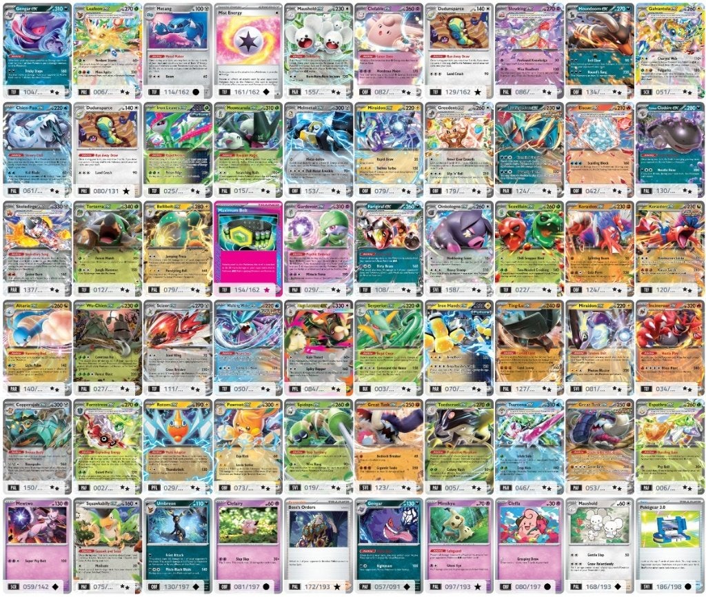 Pokémon Scarlet & Violet bulk - 1.546 kaarten, Ophalen, Zo goed als nieuw, Meerdere kaarten