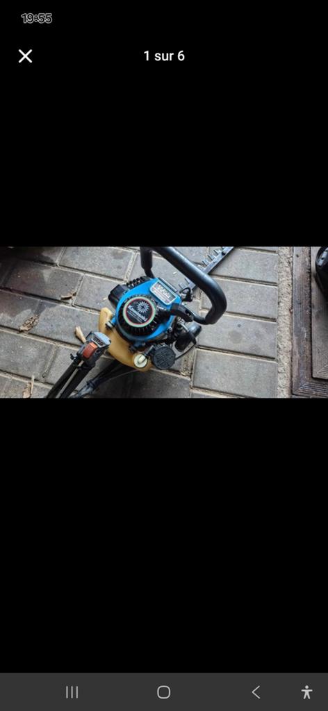 TAILLE HAIE KAWASAKI TF22, Enlèvement