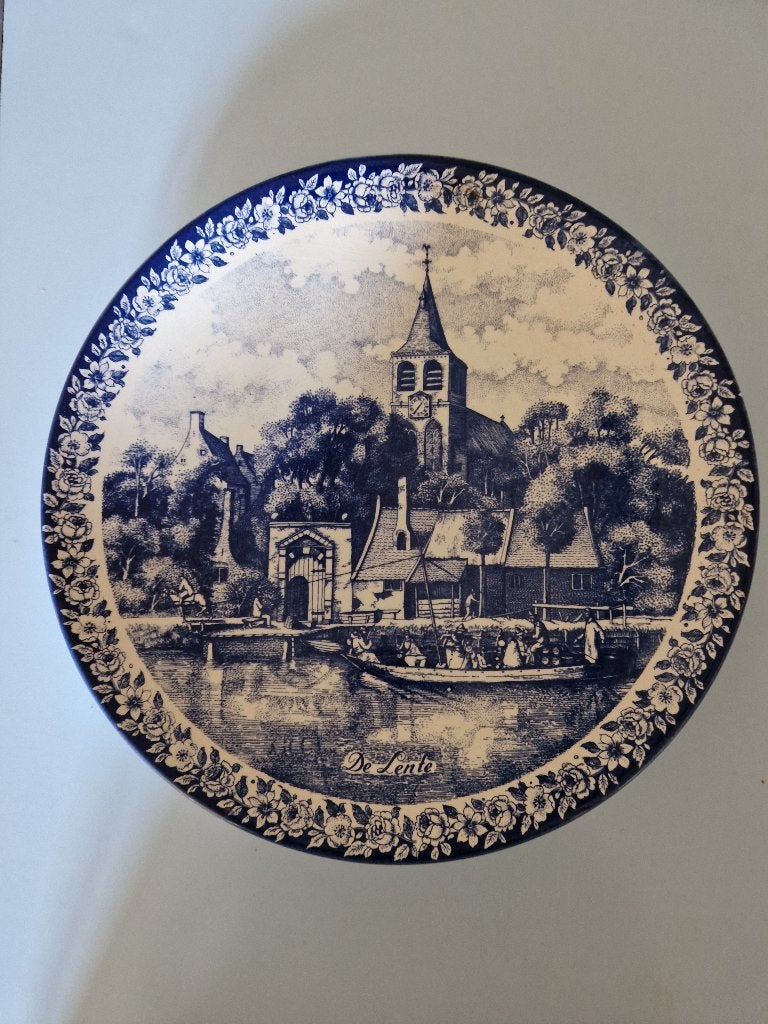 Bleu de Delft assiette, Antiquités & Art, Antiquités | Assiettes décoratives & Carrelages, Enlèvement