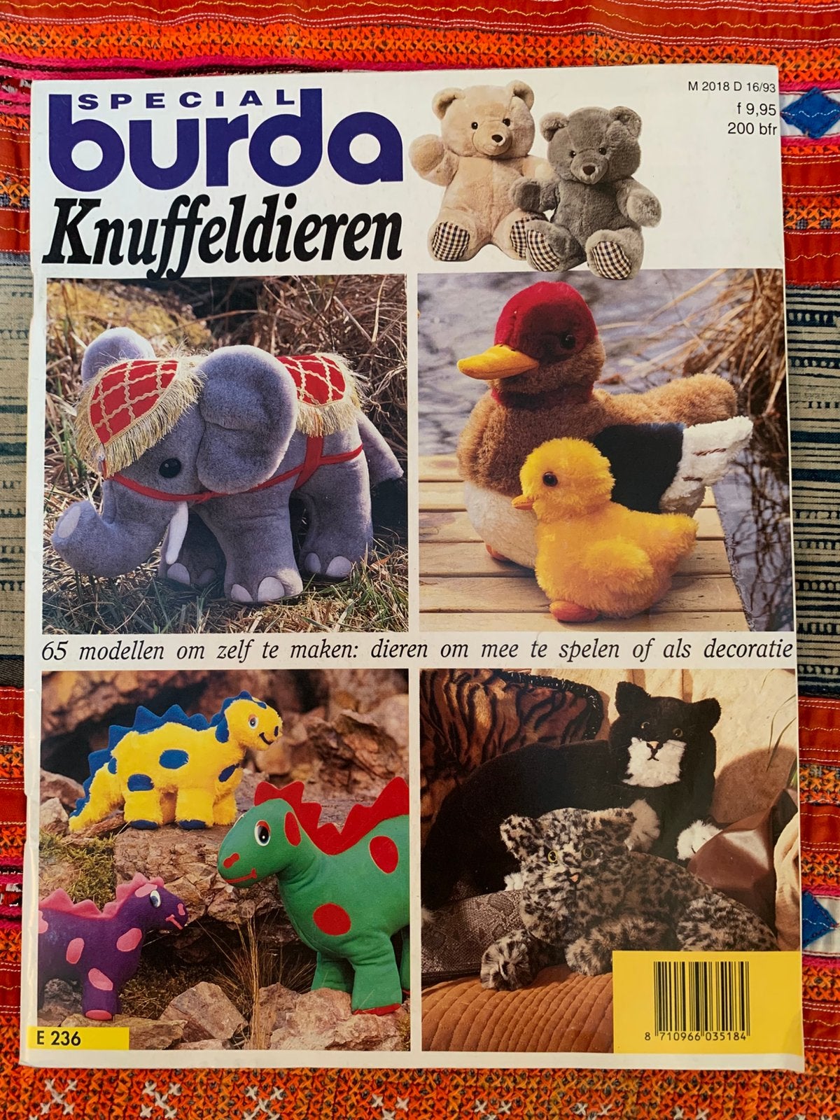 special burda knuffeldieren, Livres, Enlèvement