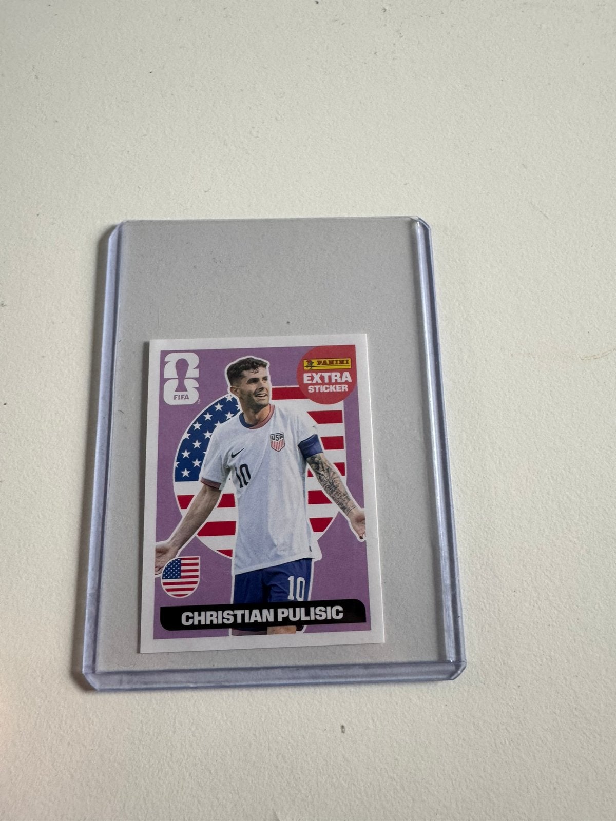 WK extra panini sticker Christian Pulisic 2026, Verzamelen, Ophalen of Verzenden, Nieuw, Poster, Plaatje of Sticker