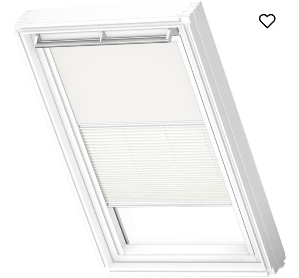 Velux duo rolgordijn M04 wit, witte afwerking binnenin, Ophalen, Nieuw