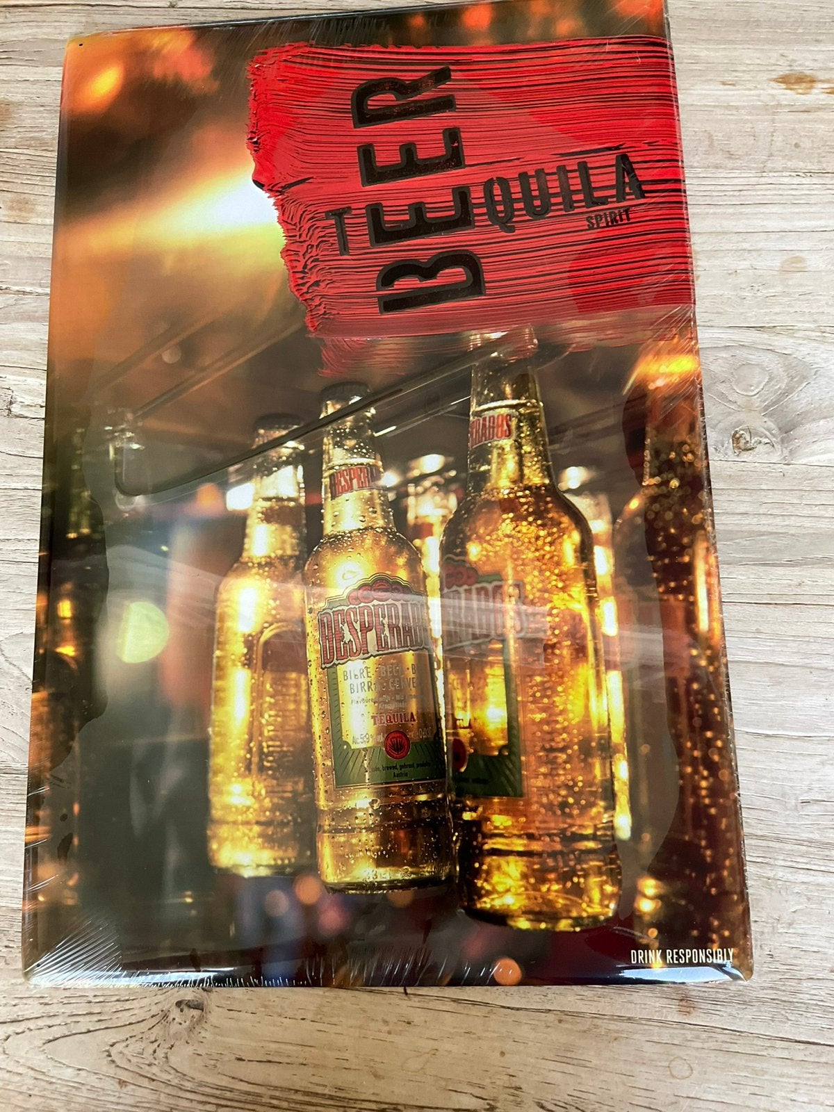 Desperados bord 59 bij 39, Verzamelen, Ophalen, Nieuw, Reclamebord, Plaat of Schild