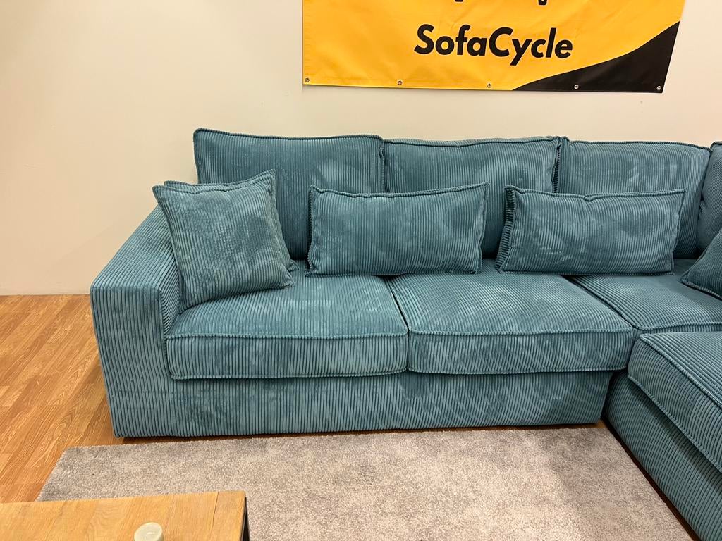 Overstock Blauwe Chateau d’Ax zetel (Nieuw) / SofaCycle, Nieuw, Ophalen of Verzenden, Stof, SofaCycle