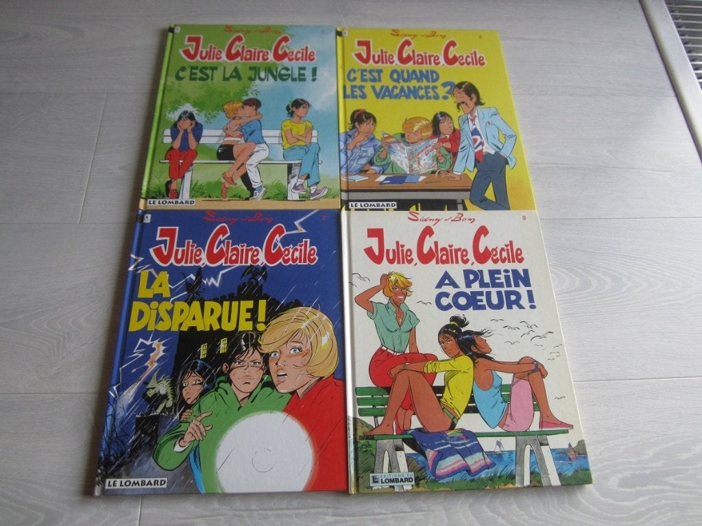 Julie, Claire, Cécile - 4,00Eur / pièce, Livres, Plusieurs BD, Enlèvement ou Envoi, Comme neuf, Sidney et Bom