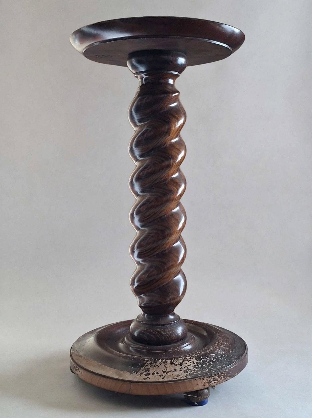 Piédestal vintage en bois, Antiquités & Art, Enlèvement