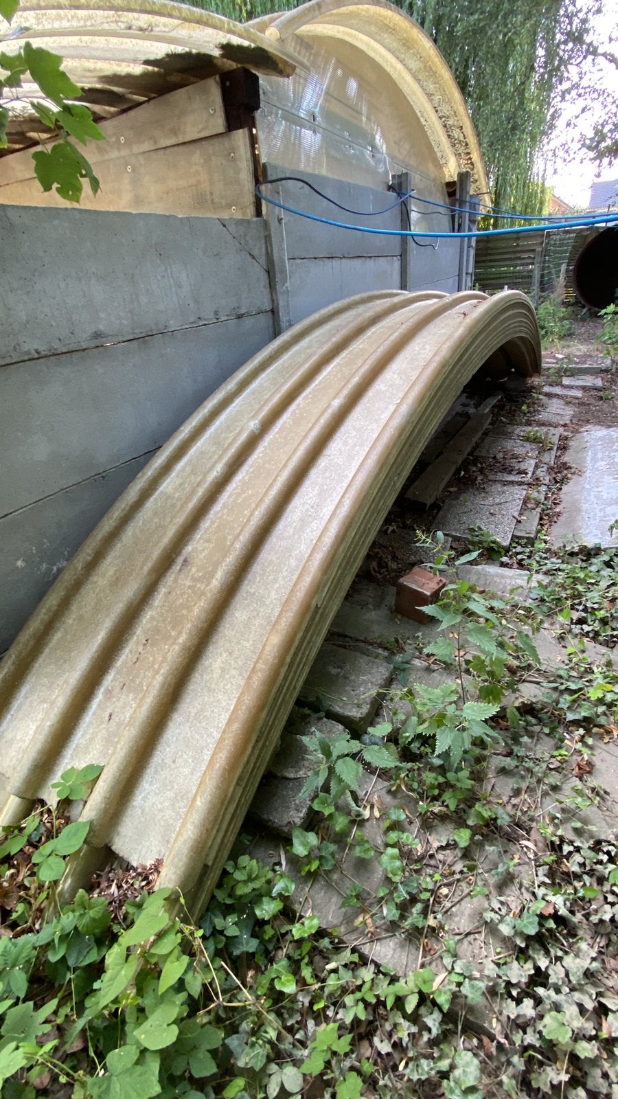 Koepels ( gebogen dakplaten ).  Meer dan 10st, Doe-het-zelf en Bouw, Dakpannen en Dakbedekking, Ophalen, Zo goed als nieuw
