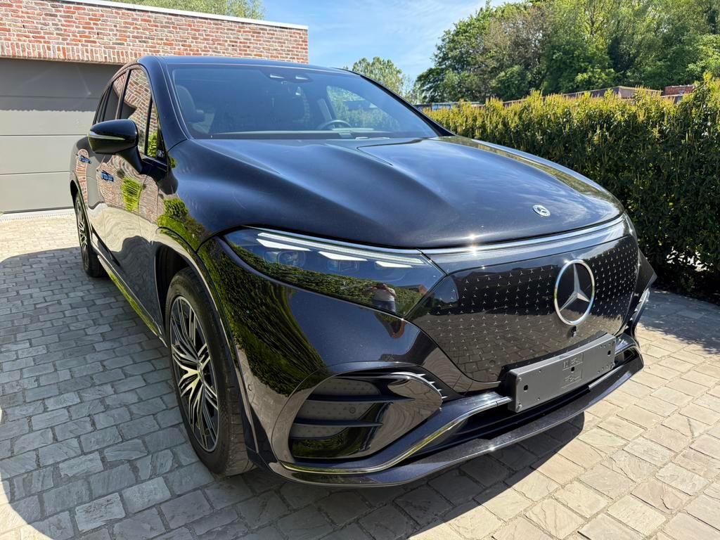 Mercedes-Benz EQS SUV 450 4MATIC AMG Line | FULL OPTIE, Auto's, Automaat, Zwart, Leder, 5 zetels
