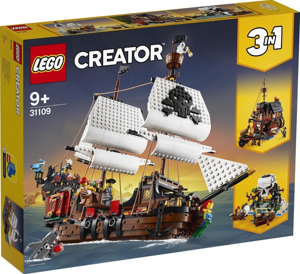 LEGO Creator 3in1 31109 Pirate Ship, Neuf, Lego, Ensemble complet, Enlèvement