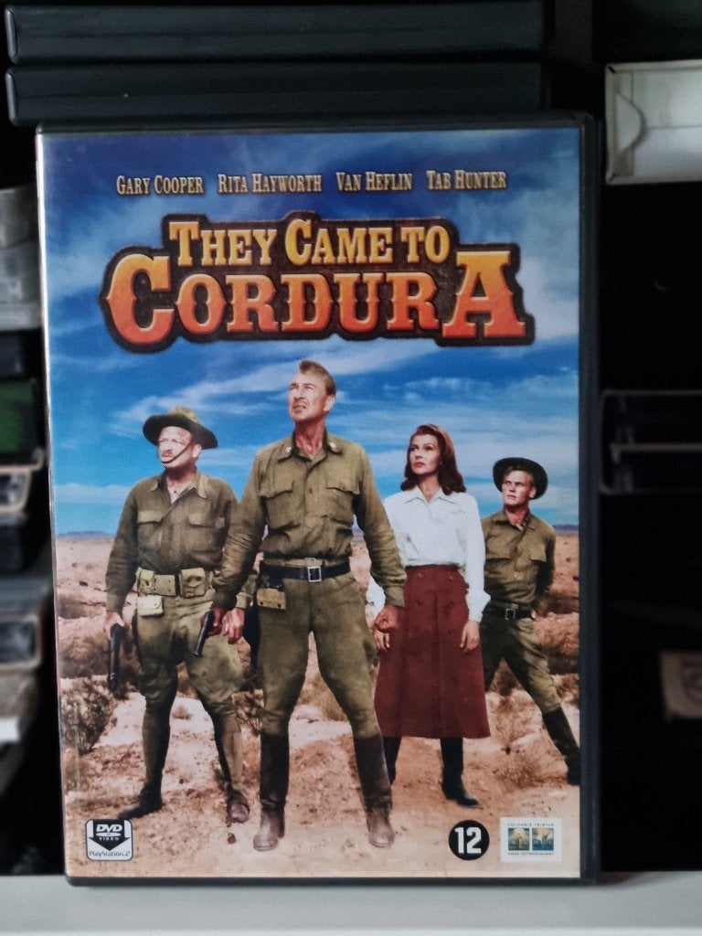Ils sont venus à Cordura, Gary Cooper, Rita Hayworth,, Enlèvement ou Envoi, Allemand, Allemand