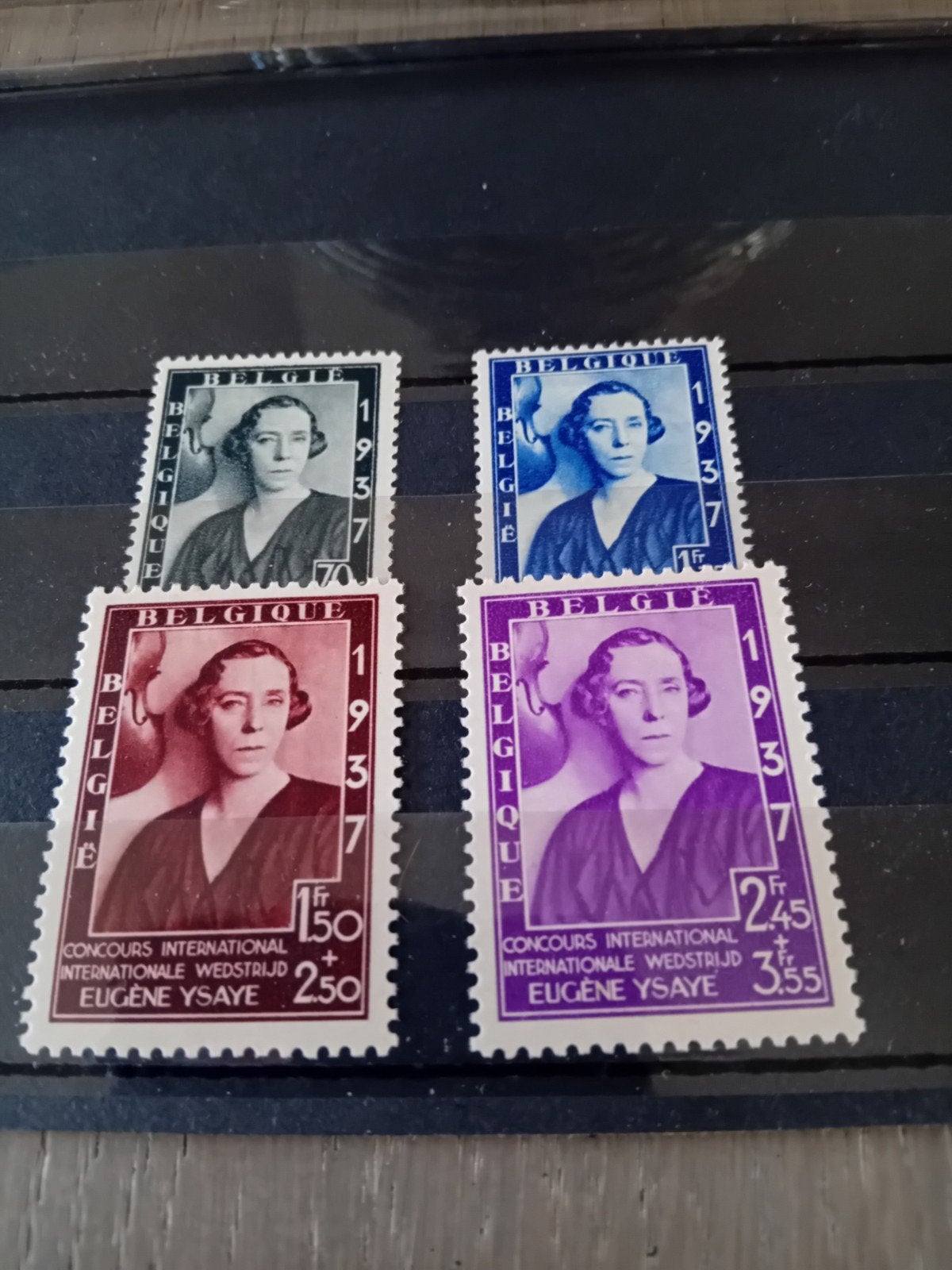 Timbres de Belgique n 456/457*-457A et B lot 636B, Envoi, Neuf