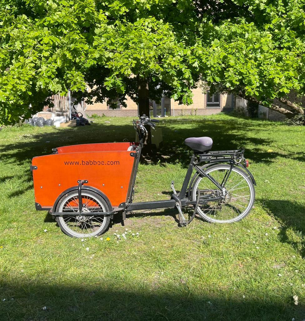Electrische bakfiets Babboe, Fietsen en Brommers, Ophalen, Zo goed als nieuw