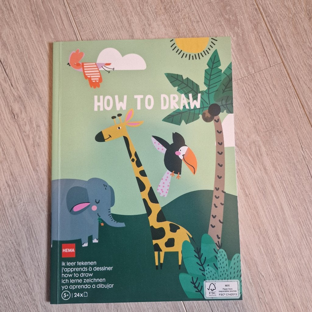 Hema - Ik leer tekenen, Ophalen of Verzenden, Nieuw, Boek of Gids