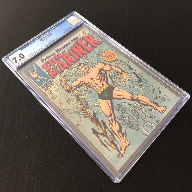 Sub-Mariner Vol.1 #1 CGC (1968) FN/VF (7.0), Eén comic, Amerika, Marvel Comics, Verzenden
