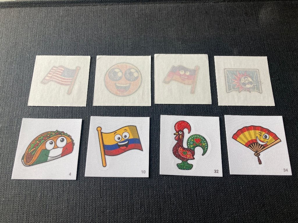 Stick-it ! - 4 stickers en 4 tattoos - Delhaize, Ophalen of Verzenden