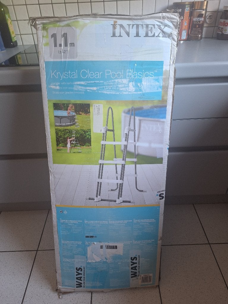 Zwembadladder Intex 1,1 m - nieuw!, Ophalen of Verzenden, Nieuw, Ladder