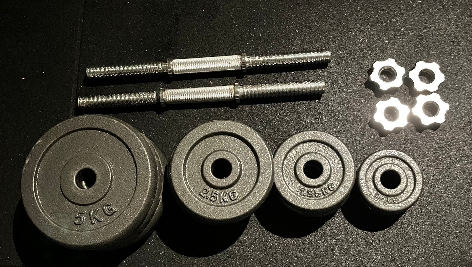 Dumbells 20kg, Ophalen, Gebruikt
