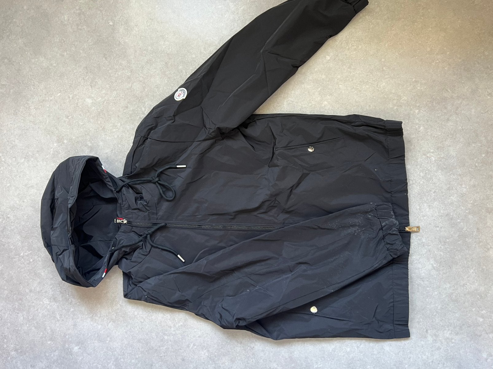 Moncler windbreaker maat s, Kleding | Heren, Jassen | Winter, Ophalen, Zo goed als nieuw, Maat 46 (S) of kleiner