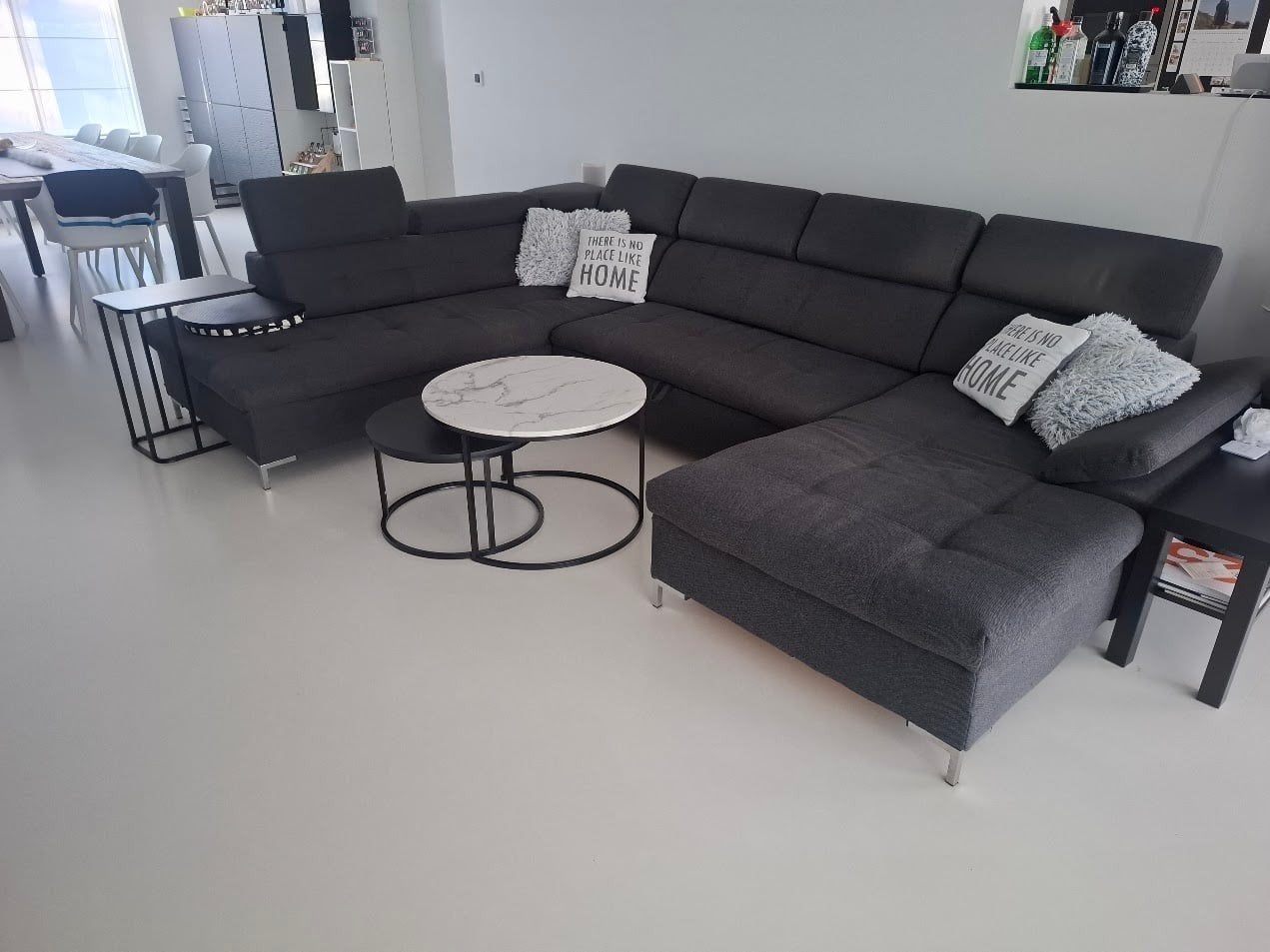Hoeksalon met bedfunctie, Ophalen, Stof