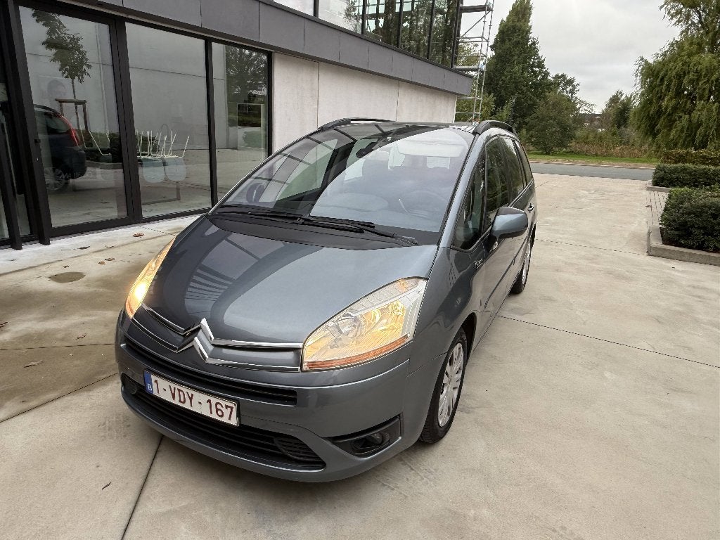 Citroën C4 Grand Picasso 2.0i Benzine AUTOMAAT – 7 Zitplaats, Autos, Argent ou Gris, Phares au xénon, 7 places, 5 portes