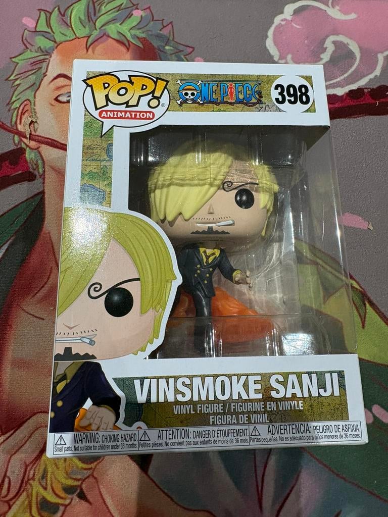 Funko Pop! Vinsmoke Sanji #398 One Piece Vinyl Figure, Ophalen of Verzenden, Zo goed als nieuw