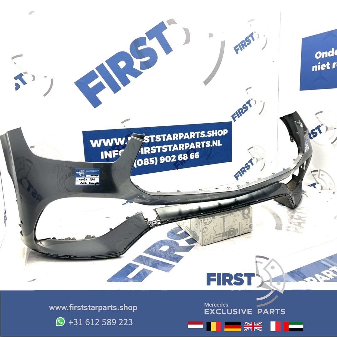 W167 GLE AMG VOORBUMPER A1678858406 A1678855103 zwart wit gr, Gebruikt, -, Voor, Ophalen of Verzenden