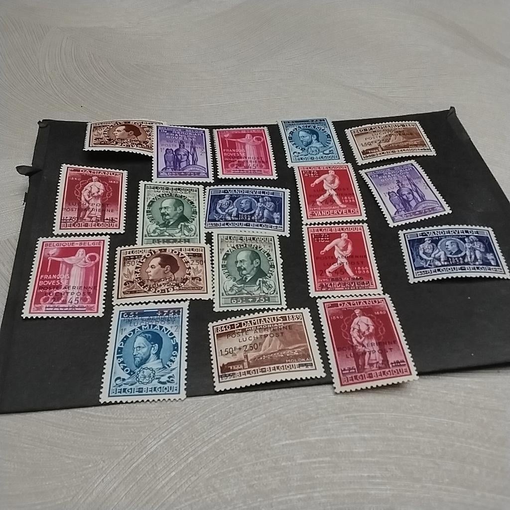 BELGIE Luchtpost 15/23A postfris cote 14,40 €, Postzegels en Munten, Ophalen of Verzenden, Postfris