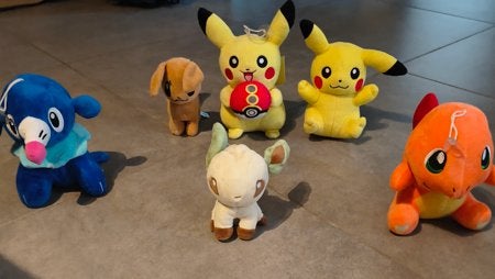 Pokemon knuffels, Pokémon, Ophalen, Zo goed als nieuw, Oranje