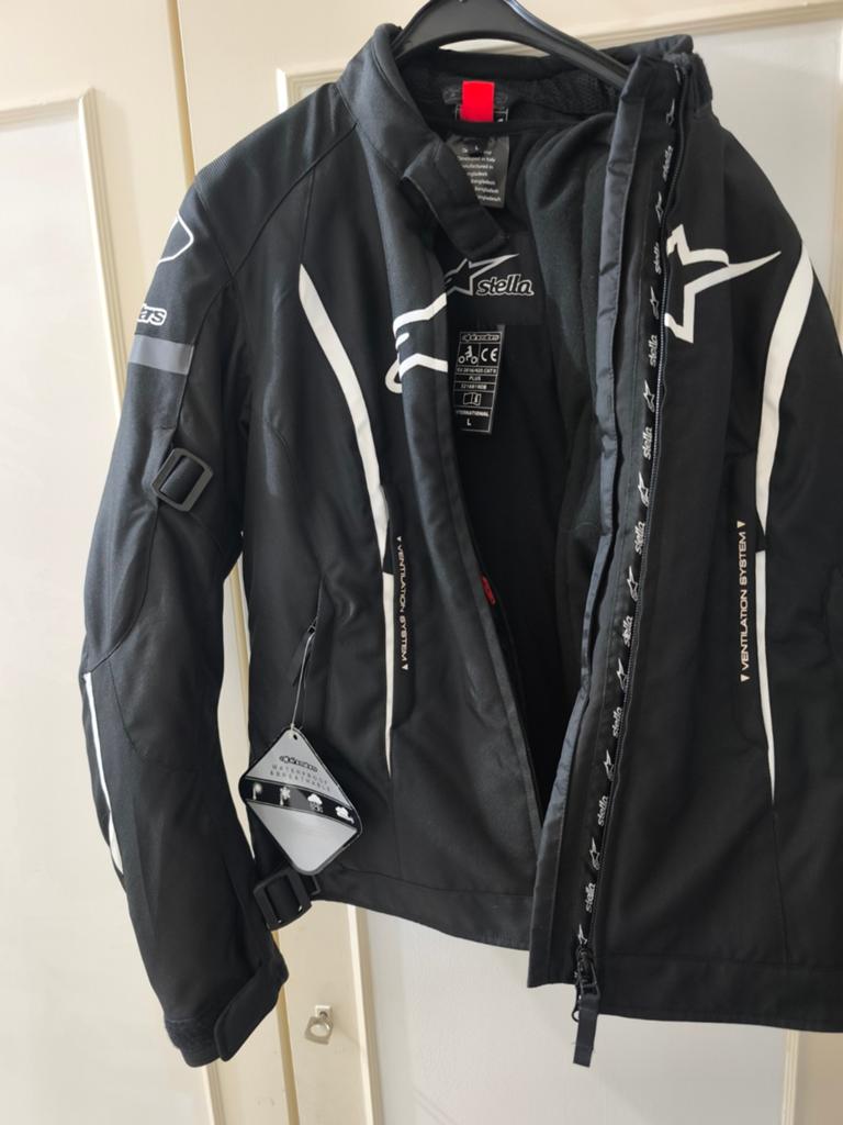 Veste de moto Alpinestars femme taille L neuve, Motos, Enlèvement