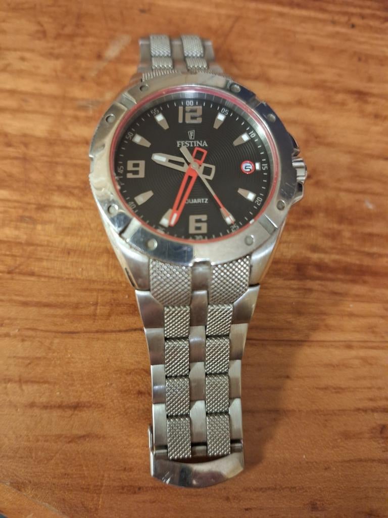 Horloge heren (Festina), Ophalen