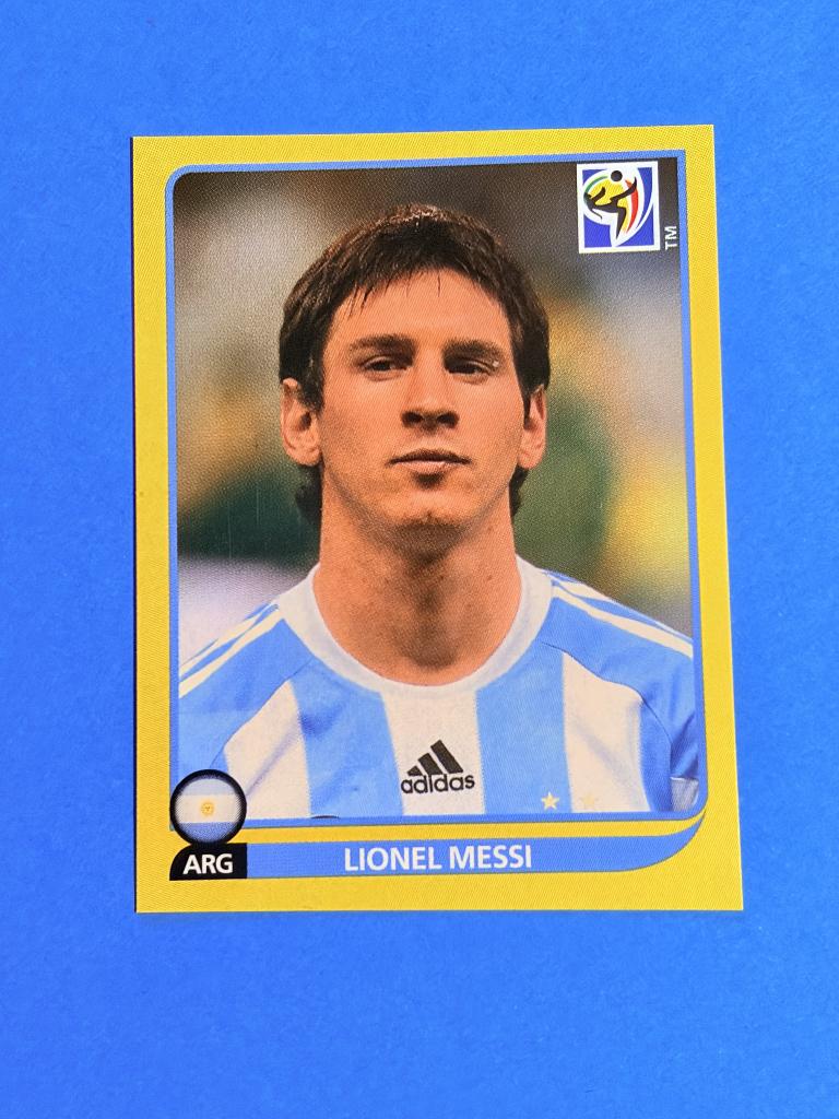 panini Messi WC fresco. Suiza Mundial Sudáfrica 2010, Verzamelen, Verzenden, Zo goed als nieuw, Sport