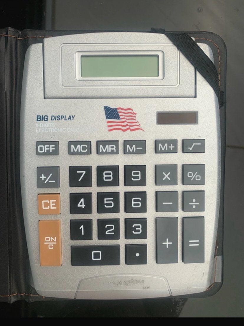 Calculatrice solaire XL, Divers, Calculatrices, Utilisé, Enlèvement ou Envoi