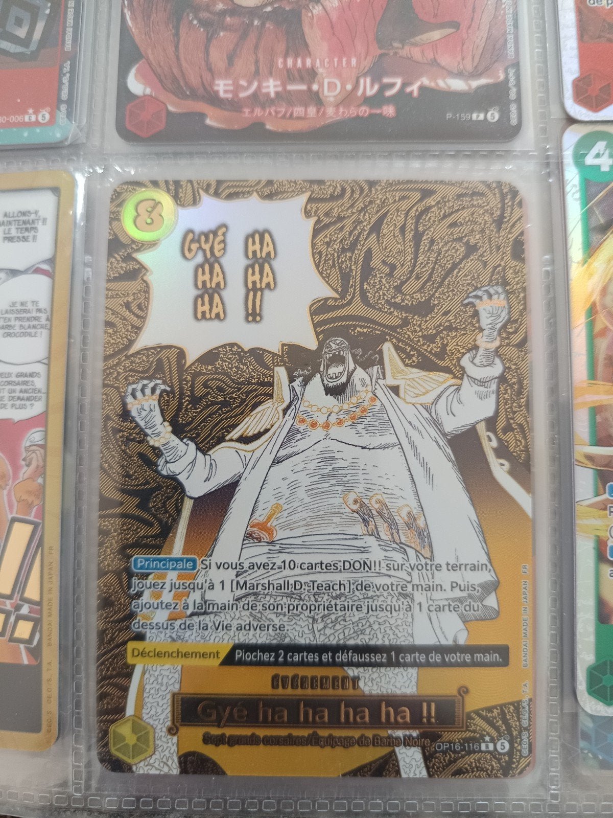 carte one piece op16-116, Enlèvement